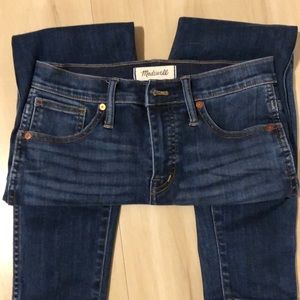 Madewell 10” high rise skinny jeans